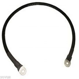 Battery Cable - Premade - Black 2 Ga. w/3/8 Eye - 49 in.