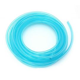 1/4 inch x 25' polyeurethane slange - transparent blå