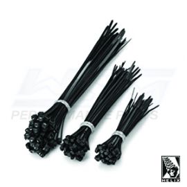 4, 6, 8 Inch Multi Pack Cable Ties - 10 ea. Size Black