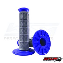 Outlaw Racing Dual Compound Grips Blue