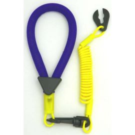 Yamaha Wrist Lanyard, Purple / Yellow
