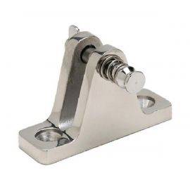 90 Degree Stainless Steel Deck Mount with Pin