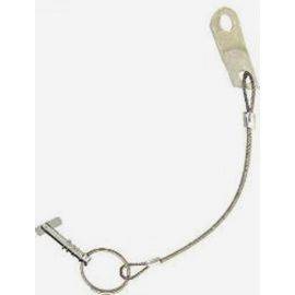 Clevis Pin with Spring - Stainless Steel with Lanyard