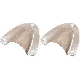 Clam Shell Vent 1/2'' Stainless Steel (pair)