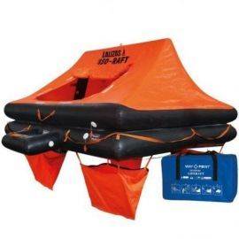 Lalizas iso 9650-1 redningsflåde i taske til 6 personer