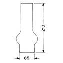 DHR Lampeglas 20 x 210mm