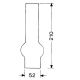 DHR Lampeglas 15 x 210mm