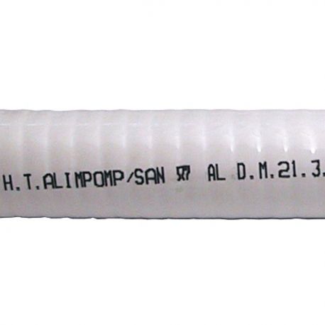Spiralsugeslange 38mm hvid 30m