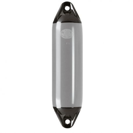 Polyform F01S fender 370x130mm grå/sort