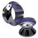Roset/Knop forkromet messing til dør 19mm mont. hul 23 mm