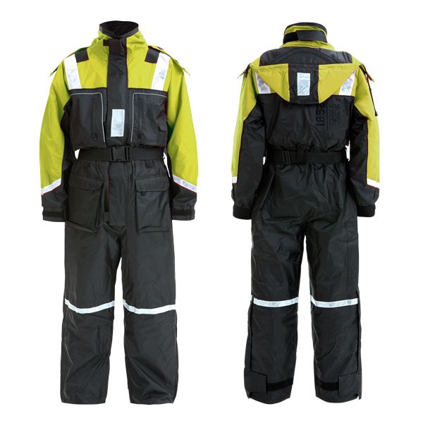 1852 flydedragt sort/gul 50N EN ISO 12402-6 str. S - 1185123S