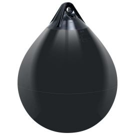 Polyform A1 jordbær fender 295 x 380mm sort med sort top