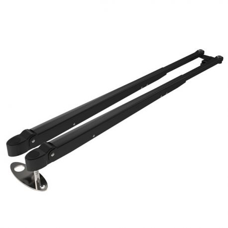 Roca W25/38 parallel viskerarm sort 470- 750 mm
