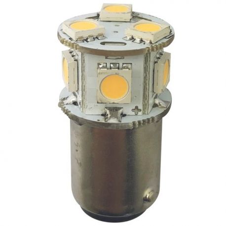 1852 LED bajonet BA15D Ø19x33mm 10-35vdc 1,4/10W - 2 pak