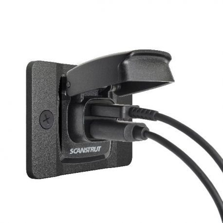 ScanStrut Flip-Pro vandtæt USB ladestik 12-24V, front monter