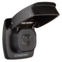 ScanStrut Flip-Pro vandtæt 2 x USB C ladestik 12-24V /36-60W