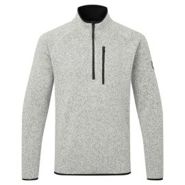 Gill 1500 1/4 lynlås Fleece jakke, Grå str. S