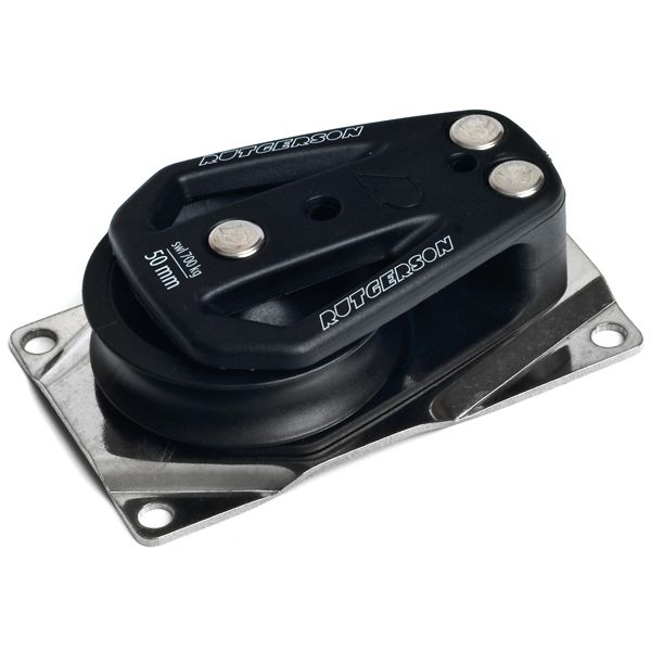 Rutgerson RAW Skildpadde blok 50mm flad plade - 1310343