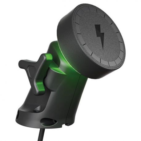 AquaAmp 600 LED armmonteret trådløs mobil oplader 12V 55W Qi2