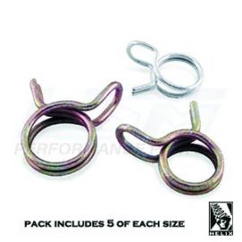 5/16 Zoll 3/8 Zoll 7/16 Zoll 15 Pc Asstd Pack Doppel Draht Selbstspannklemmen 5 Stück jede Größe