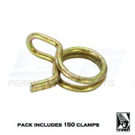 3/8 Zoll OD Schlauch Doppelter Draht, selbstspannende Klemmen 150 Pc Pack
