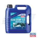 Engine Oil: 25W/40 - 4 Liters