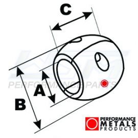 Anode - Aluminum, 1 3/8 in. Shaft Collar