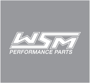 WSM Decal: 4'' - White - 012802