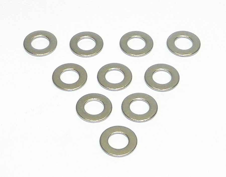 8mm rustfri flad spændeskive 10 pack - 014402