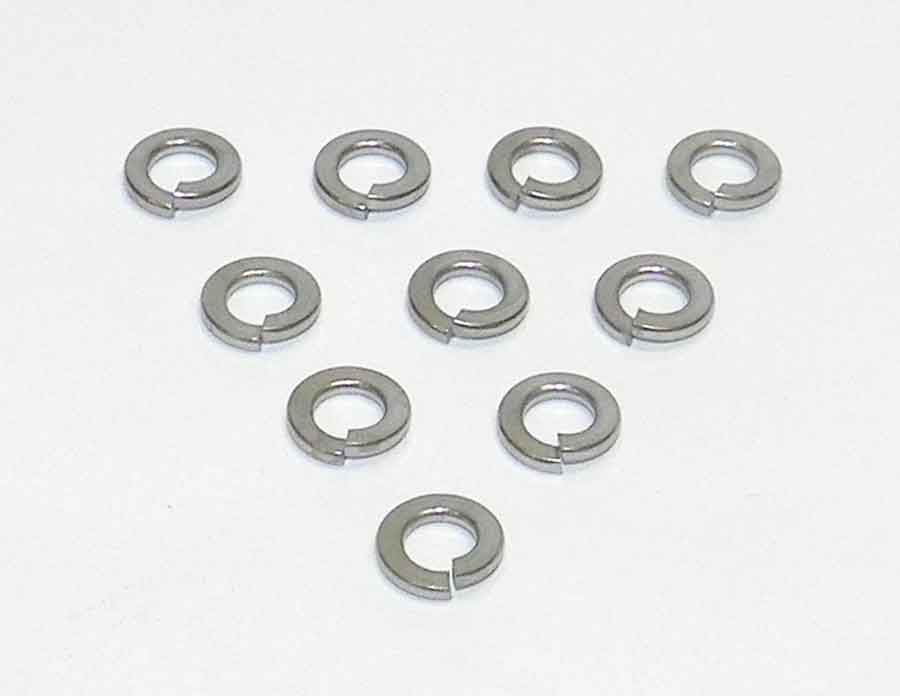 6mm rustfri låseskive 10 pack - 014501