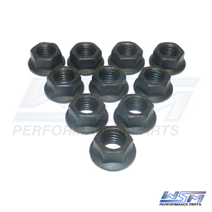 10mm rustfrit sekskantmøtrik 10 pack - 920151649
