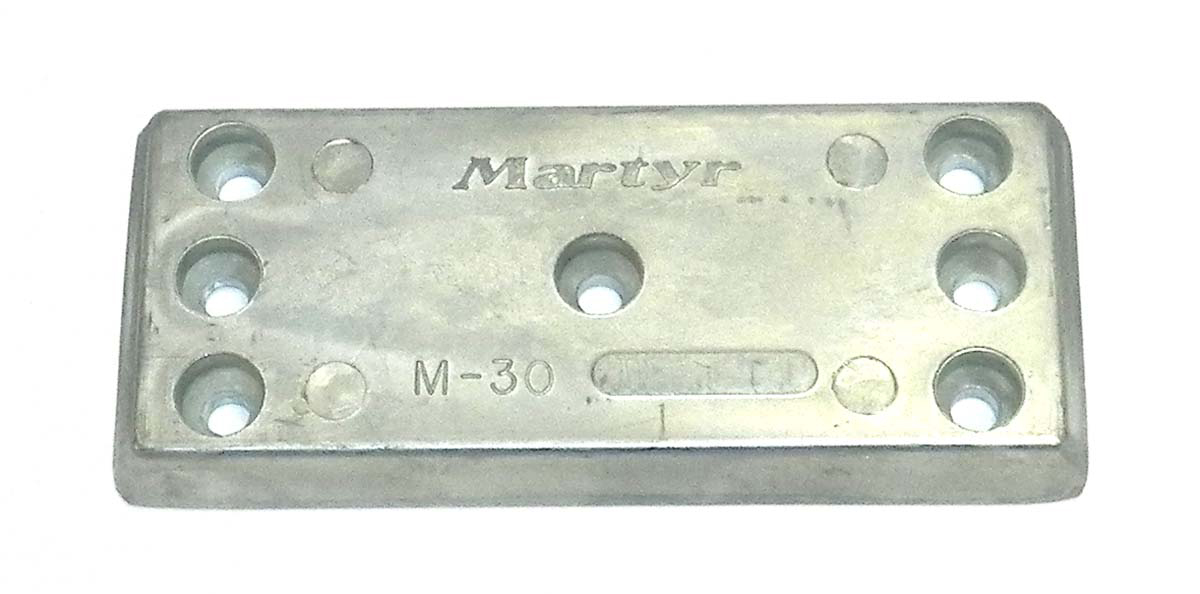 Rectangular Plate - 5 hole - 6 1/4 X 2 3/4 - 450M30