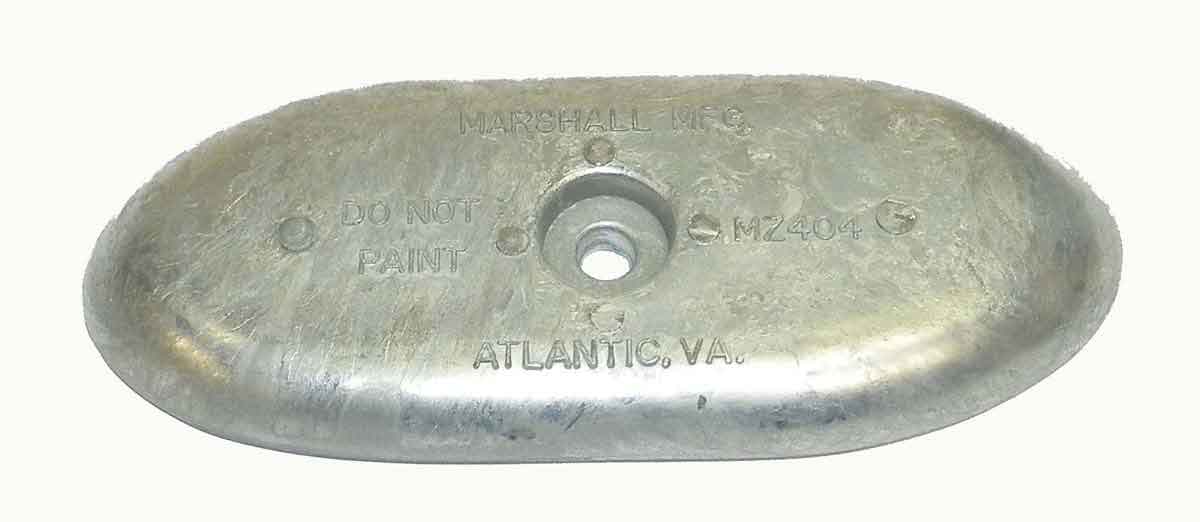 Oval Plate - 4 hole - 9 1/4 X 3 3/8 - 450MZ404