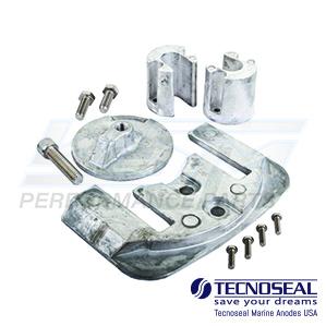 Mercruiser bravo 1 aluminium anode sæt - 888758Q01