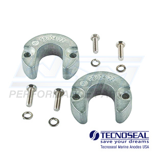 Mercruiser alpha trim cyl aluminium anode sæt - 45520820AL