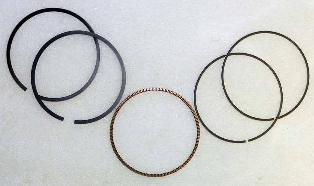 Yamaha 600 grizzly 1998-2001 stempel ring sæt, 5 mm i løbet - 34L116102000