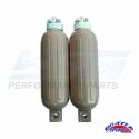 Promotional Fender Kit With 3/8'' x 60'' Whips - Tan