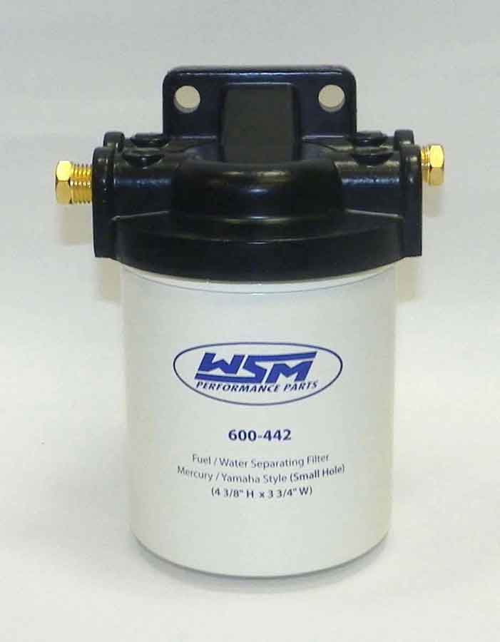 Mercury / Yamaha brændstof vandudskiller sæt 10 mikron 1/4 npt - 600442K
