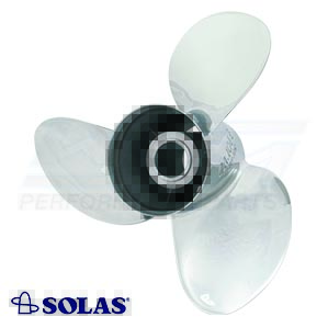solas rubex ns3 prop univ ss bl.left (hub req,) 40-140hp (13x19) - 943213019