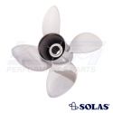 SOLAS rubex l4 prop univ ss bl. venstre (hub req.) 135-300hp (15.25x26)