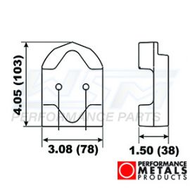 Anode - Aluminum - Gimbal Housing Block