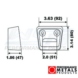 Anode - Aluminum - Volvo SX Gimbal Plate