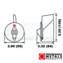anod - aluiminum - Yamaha trimplan 150-175hp coun.rot.