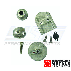 anode sæt - aluminium alpha 1 gen 1 - w / trim kraver - PMC10108A