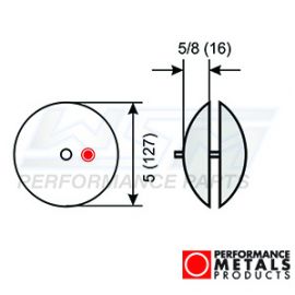 Anode - Aluminum - Rudder Plate 5