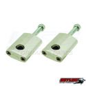 Bar Mount 1 1/8 Hochsilber
