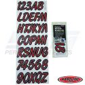 ID Sticker Kit 400 Serie Rot / Schwarz