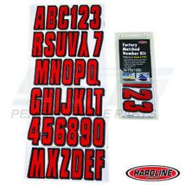 ID Sticker Kit 320 Series Red / Black