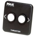 Max Power dæksel sort til trykpanel 1441300
