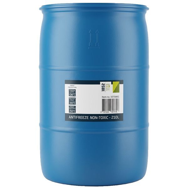 1852 Frostvæske Non-Toxic -50°C Sprængningsbeskyttelse, 210L - 1570861